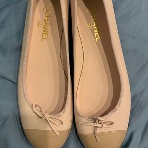 Chanel Ballerina Ballet Pink and Beige EU 41 US 10
